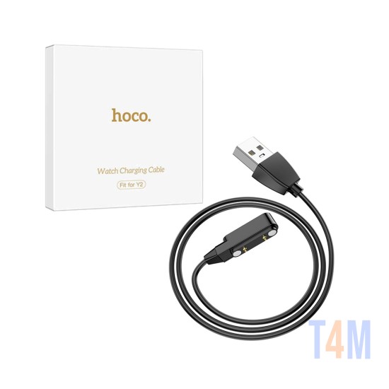 Cable de Carga para Smartwatch Hoco Y2 Pro Negro